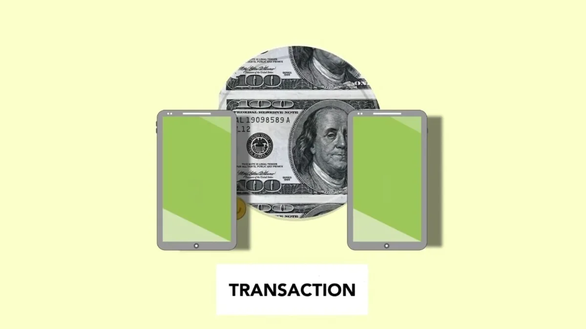 Un service de transfert d'argent — un paiement mobile.